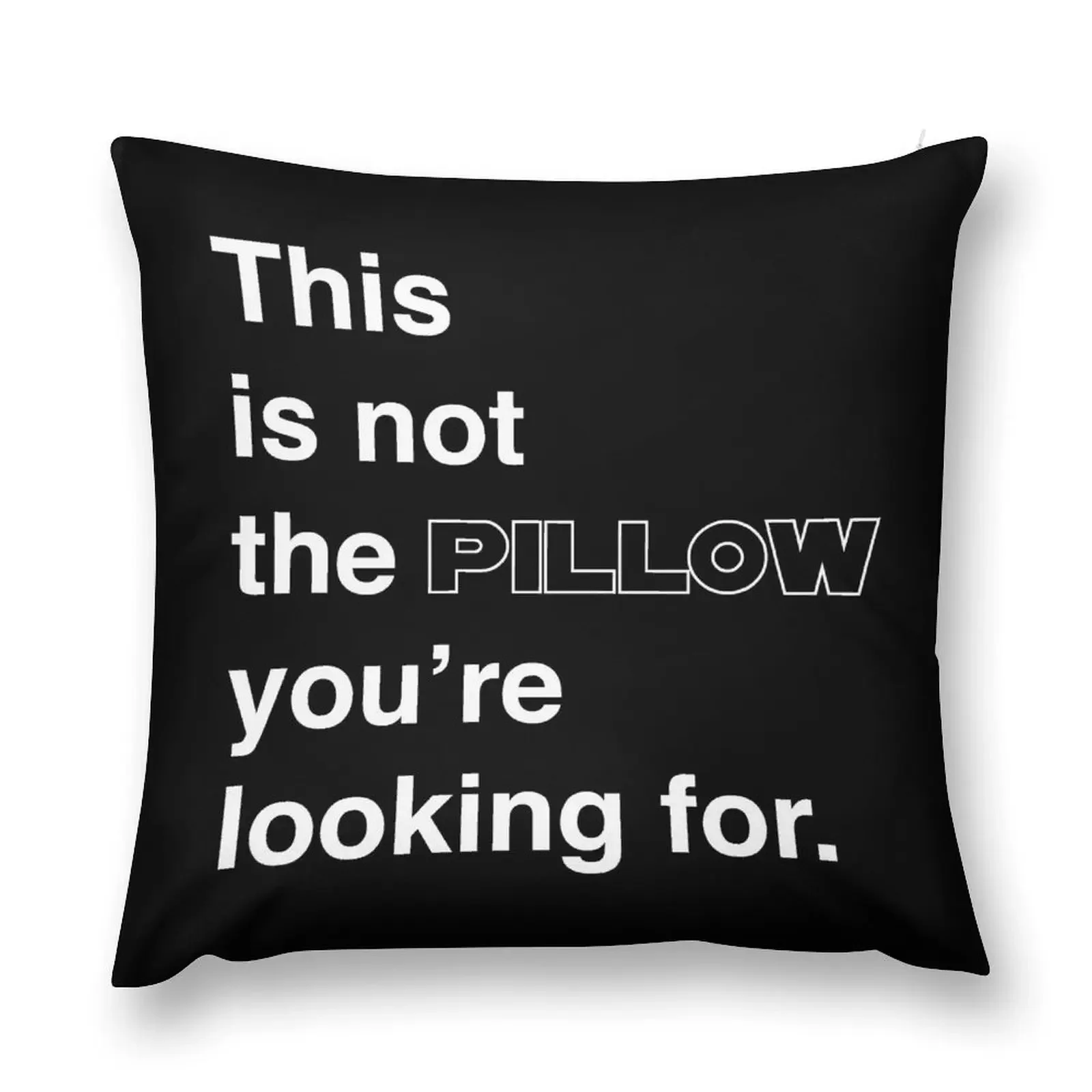 This is not the pillow you're looking for. Throw Pillow Luxury Sofa Cushions Decorative pillow case