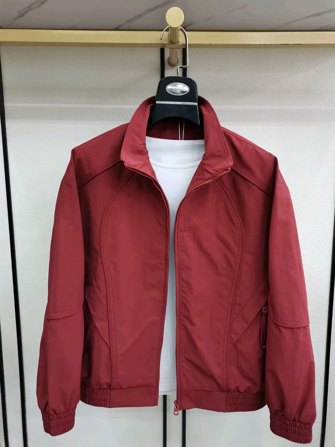 

Spring New Men's Stand Collar Jacket Coat Stylish Versatile High Quality Business Casual Standard Fit Long Sleeve Zipper Closure