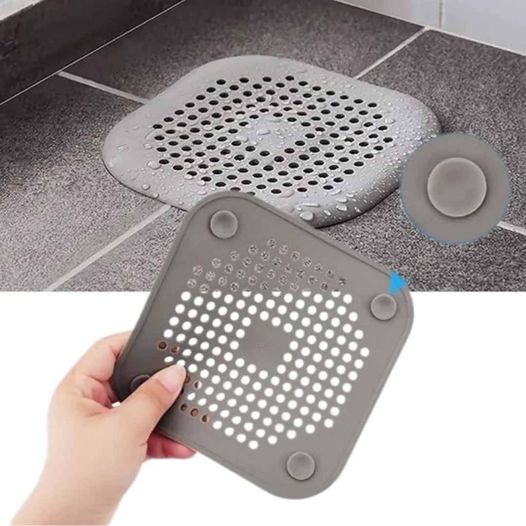 

Bathroom Hair Filter Sink Anti-Blocking Strainer Bathtub Shower Floor Drain Stopper Silicone Kitchen Deodorant Plug
