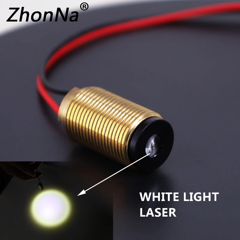 30W High-Power Witte Lasermodule Kan Worden Gebruikt Voor Auto Licht Zoeklicht Licht Mini Koperen Onderdelen Helderheid 550 Lumen