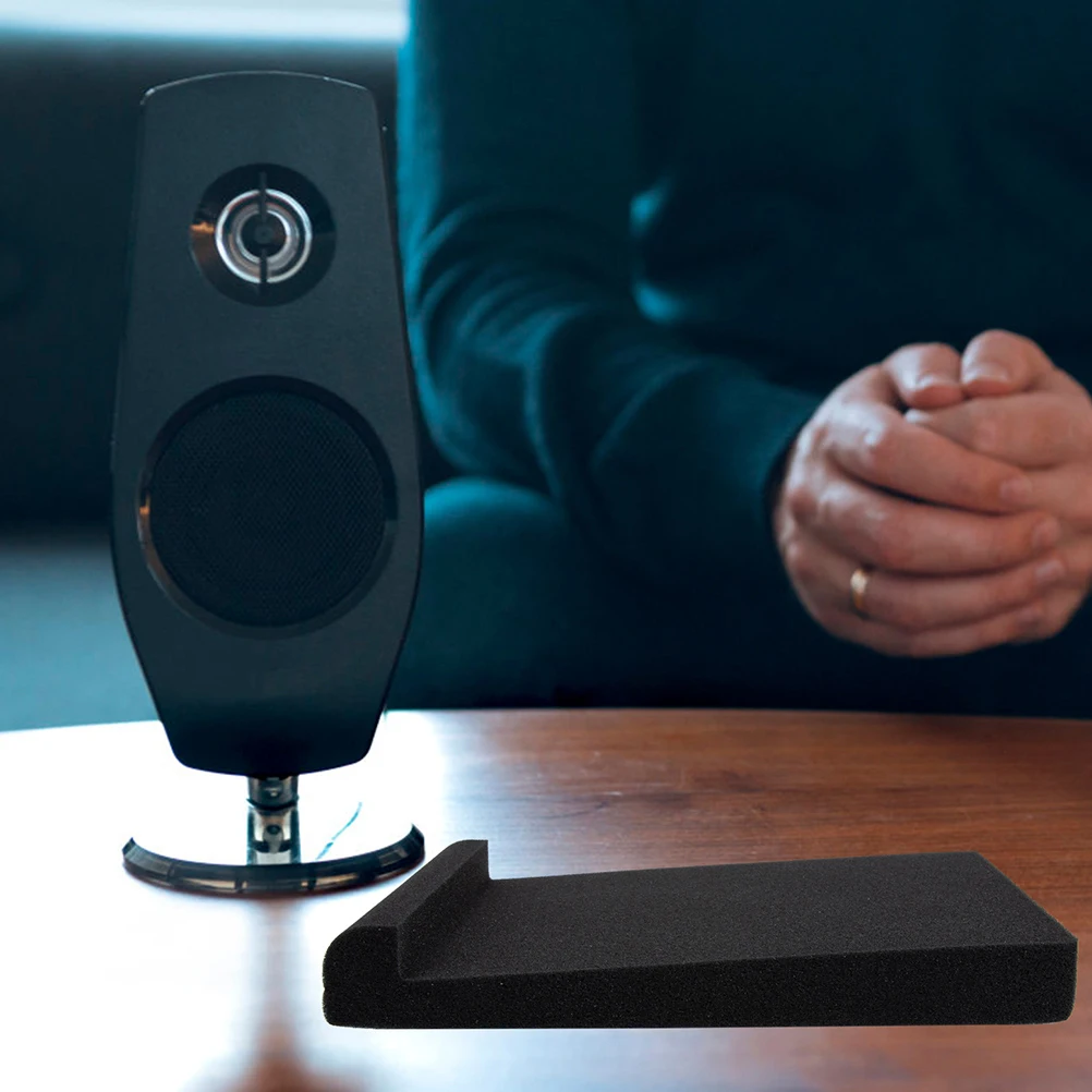 

2pcs Speaker Isolation Pads 10 Inch Subwoofer Sound Diffuser Panels Anti-Vibration Foam For Studio Monitor Acoustic Equipment