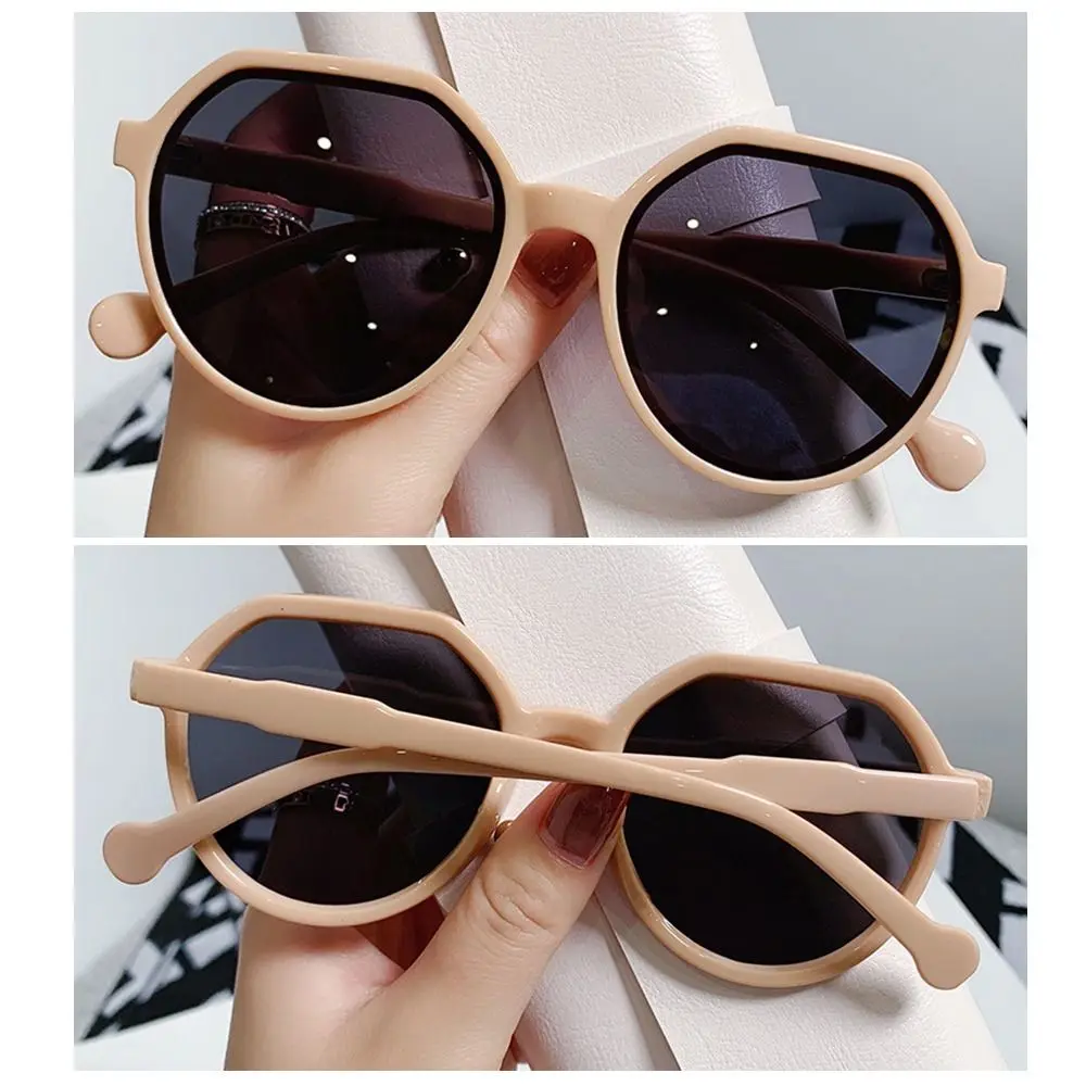 New Jelly Women's Sunglasses Unique Beige Brown Shades Popular UV Protection Eyewear for Women & Men