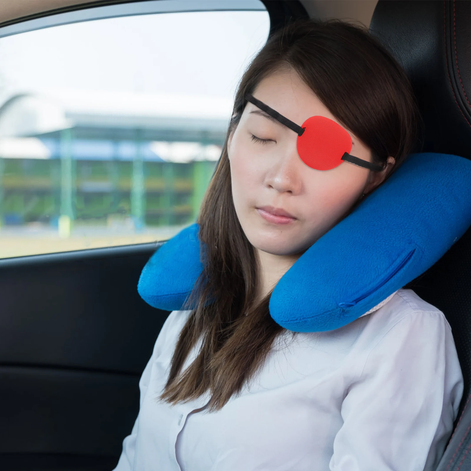 

6 Pcs 3D Single Covers Amblyopia Patches Breathable Comfortable Lightweight Kids Adult Portable Vision Training Eye Cover Lazy