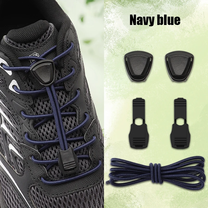 1 Paar/2 Paar Schnürsenkel ohne Binden, runde elastische Schnürsenkel für Sneaker, Tennis, Lazy Laces ohne Schnürsenkel, Unisex