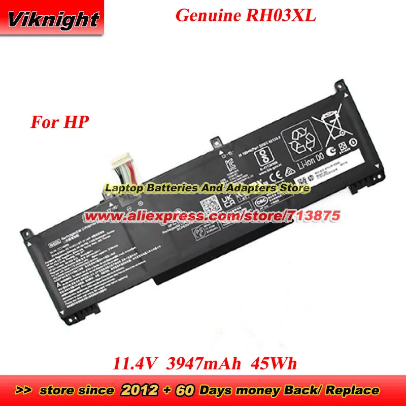 

Genuine RH03XL Battery HSTNN-IB9P HSTNN-OB1T M01524-2B1 for HP Probook 430 440 445 450 630 640 650 G8 Zhan 66 Pro A 14 G4 Series