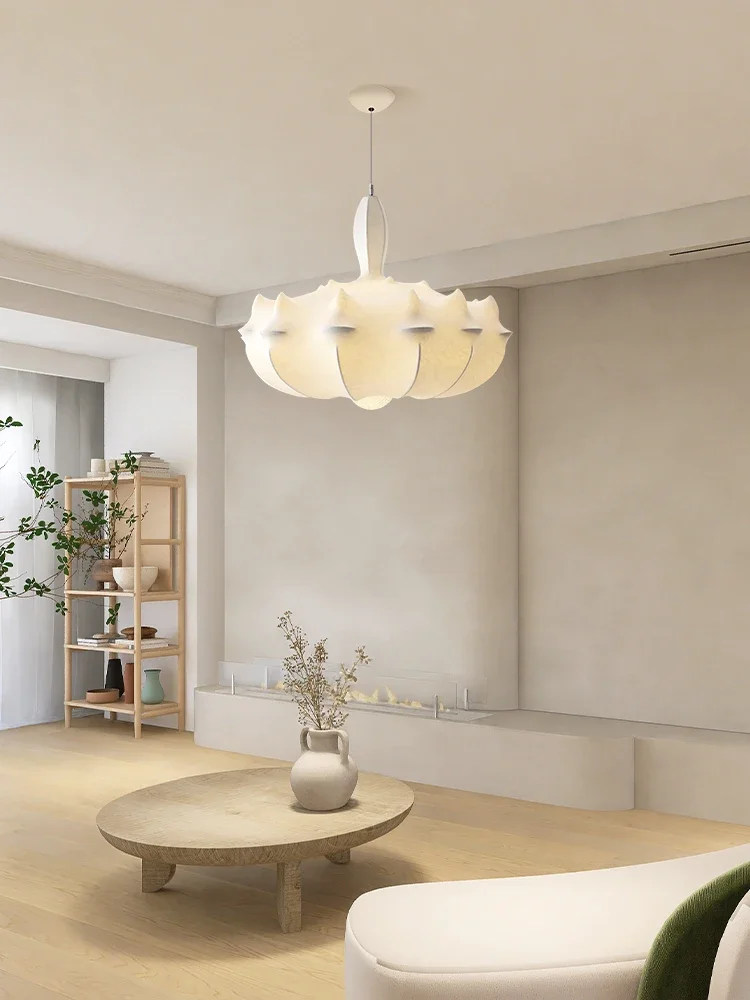 

2023 New Italian Silk Chandelier,post-modern Personality, Living Bedroom, Room Light, Suspension Luminaire LED Home Decor Luxury