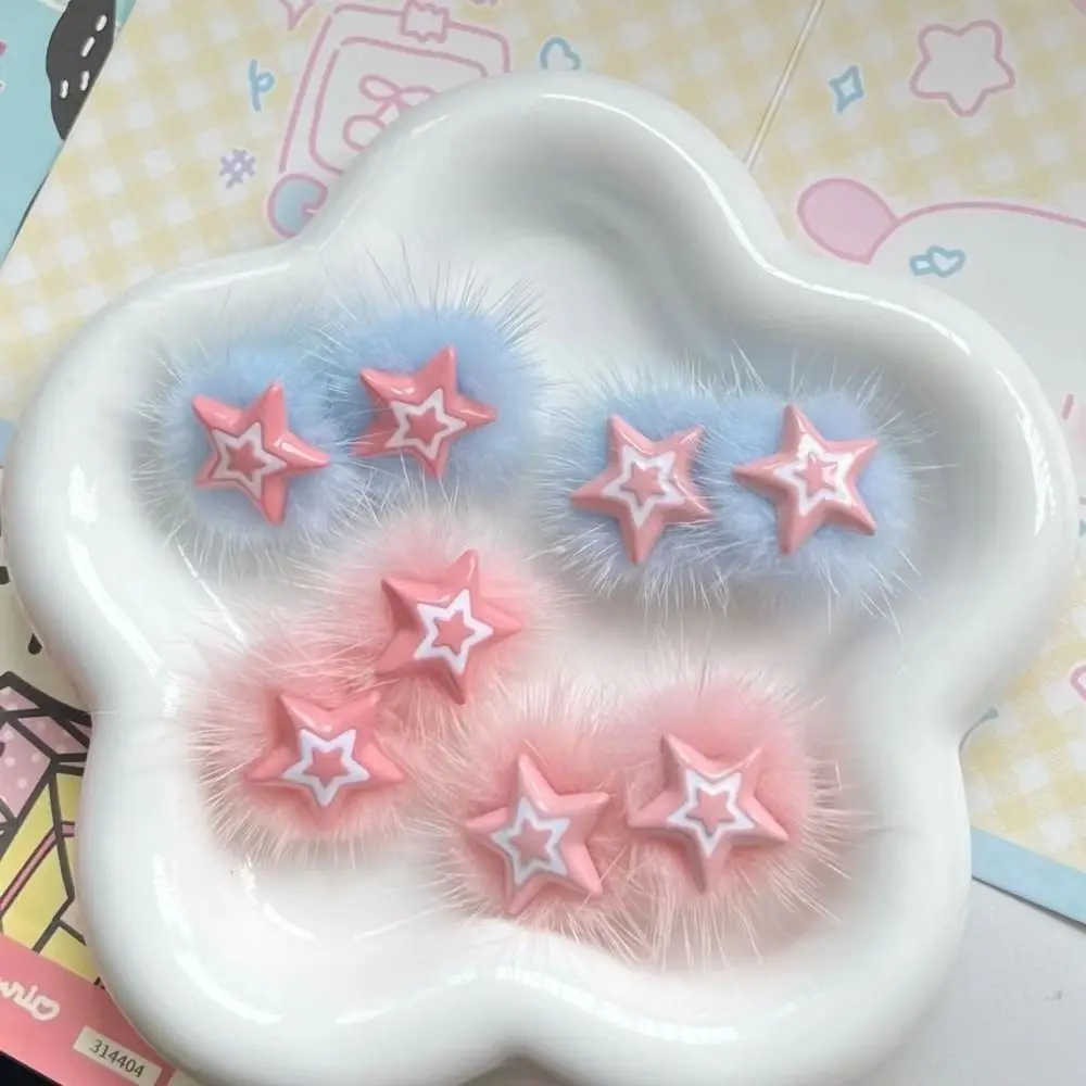 

Lovely Minimalist Style Star Hair Clip Ornament Headdress BB Hairpins Hair Accessories Sweet Fluffy Barrettes Girls