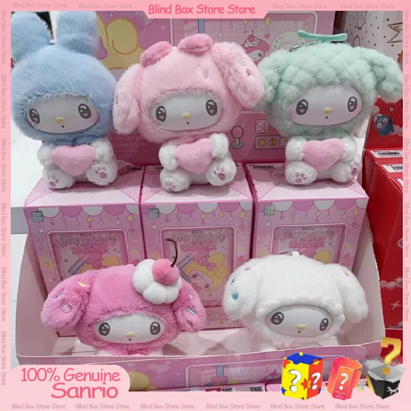 Genuino Toptoy X Sanrio Melody 50th Anniversary Series Vinile Peluche Cieco Scatola Ornamenti Bambole Fan Regalo Di Compleanno Per Bambini Giocattolo