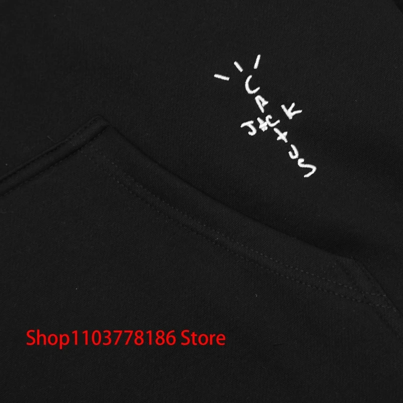 2024 Cactus Jack Hoodie Classic Interior Motherboard Print Oversize Cotton Men Women Pullover Street Retro Utopia Sweatshirt