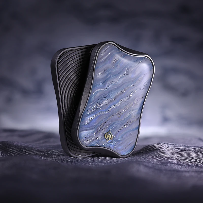 Queyin 流砂 EDC 競争力のある無制限の指先機械式金属プッシュカード解凍デスクトップおもちゃギフト