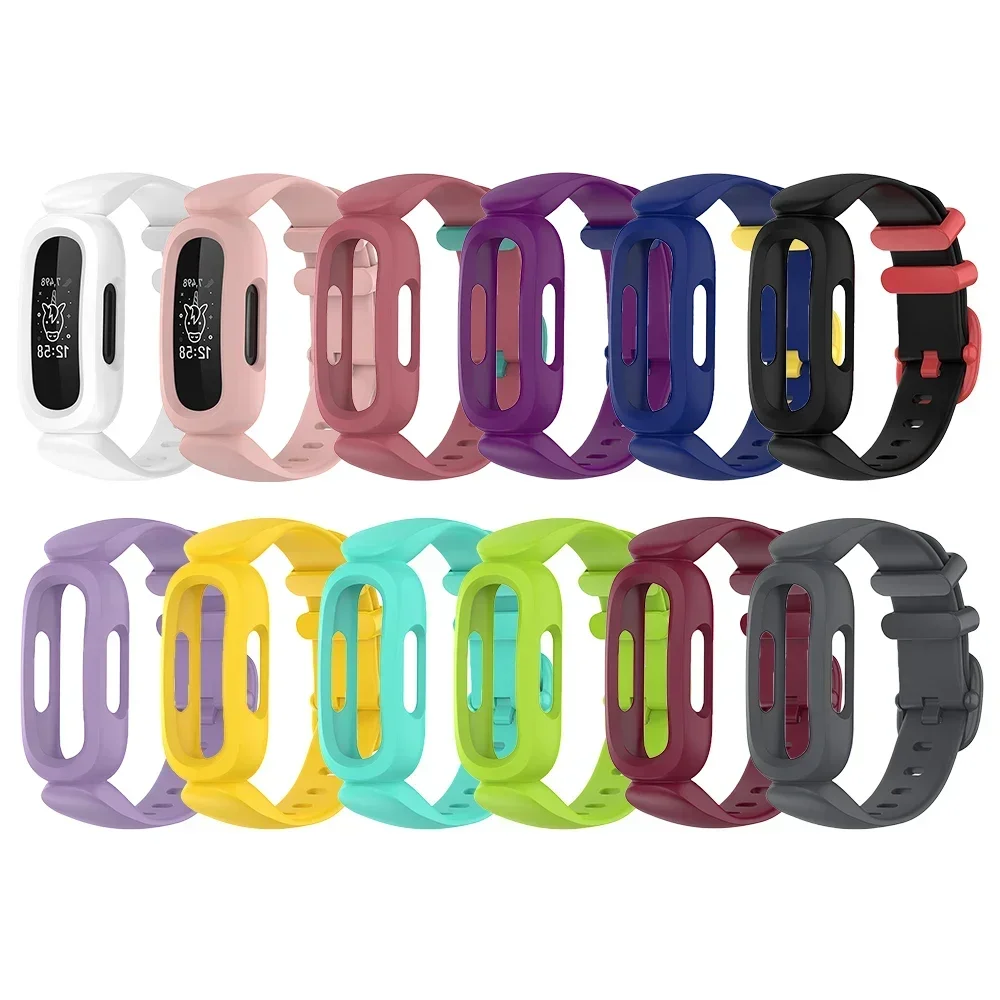 

Силиконовый ремешок на запястье для Fitbit Ace 3, детские умные часы, сменный ремень, браслет, браслеты для Fitbit Inspire 2