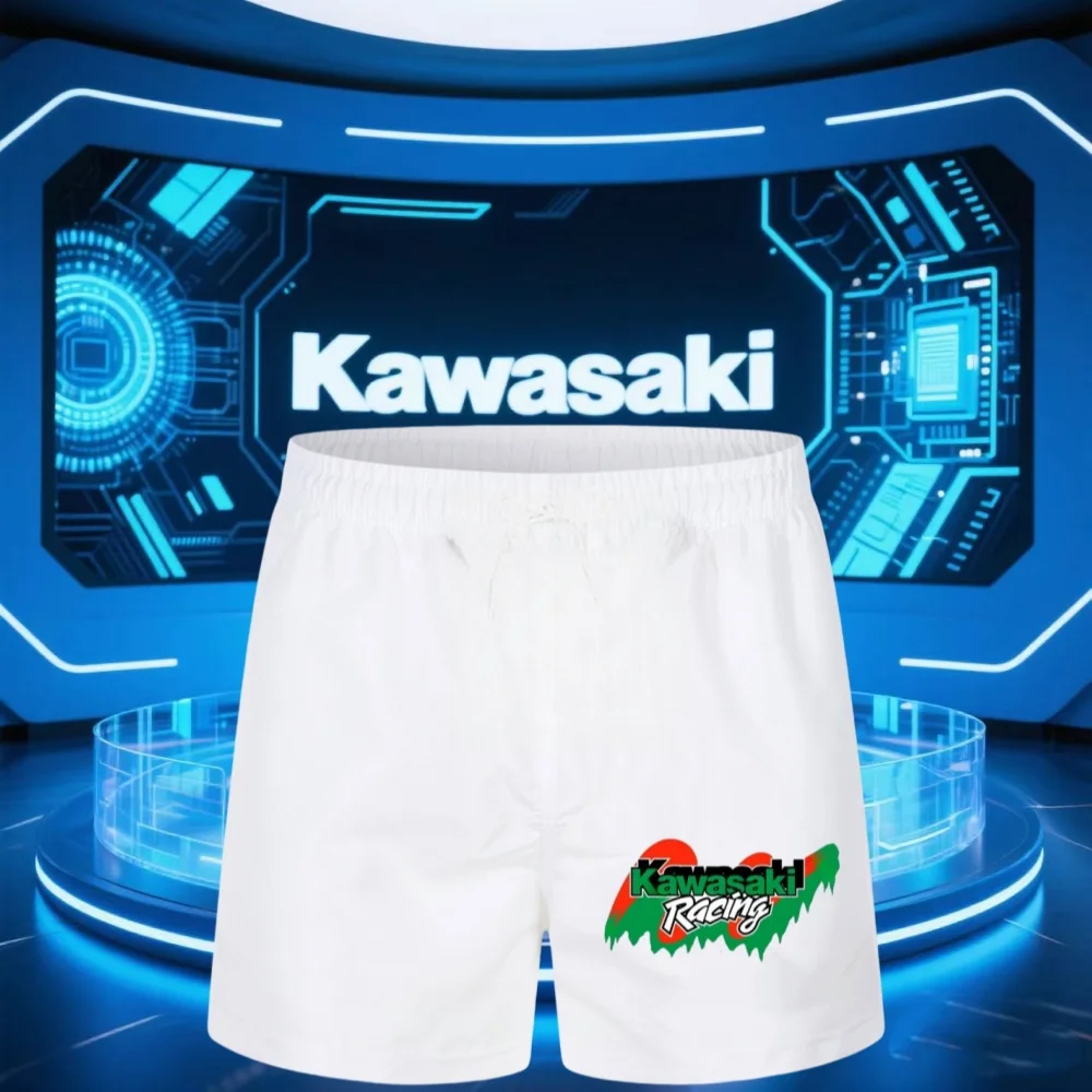 

Kawasaki Summer Popular 3D Printed Quick Drying Breathable Motorcycle Shorts and Off-road Motorcycle Sport Thin Shorts