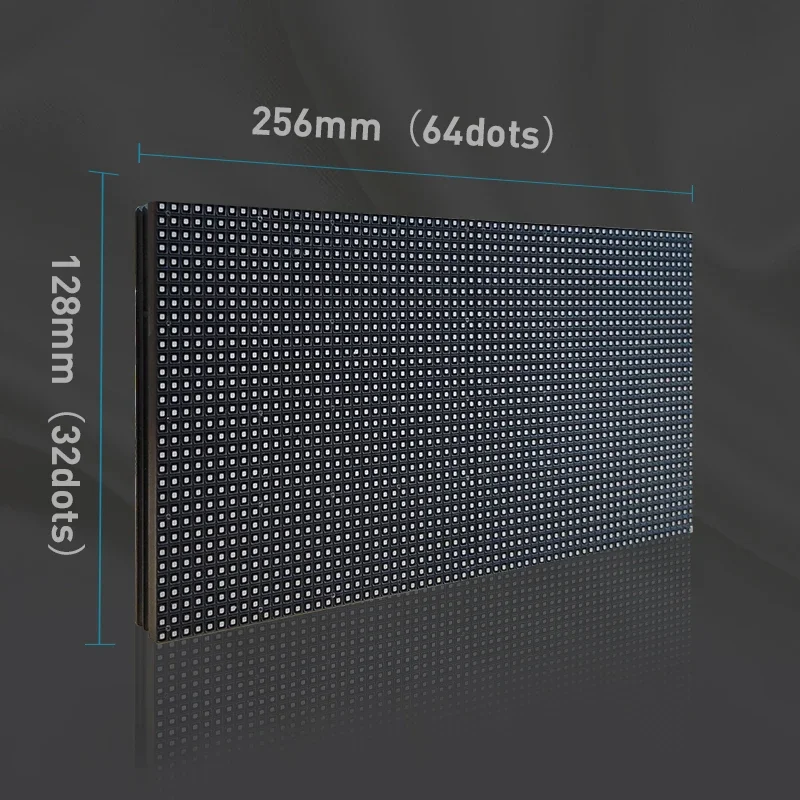 Outdoor P4 LED Screen Panel Module 256*128mm 64*32 Pixels 1/8 Scan 3in1 SMD RGB Full Color P4 LED Display Panel Module