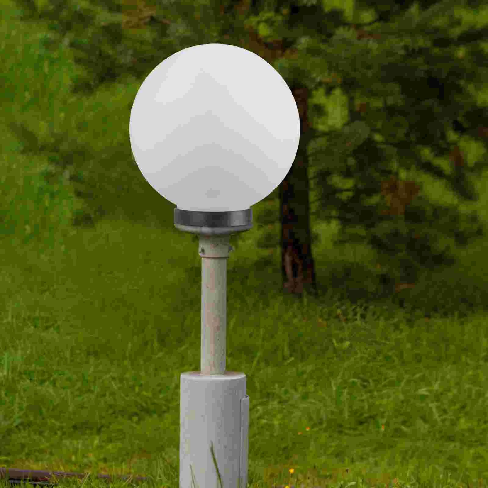 Outdoor Transparent Cylindrical Lamp Frosted Lampshade (20cm) Decorative Acrylic Globes for Light Fixtures Post image 4