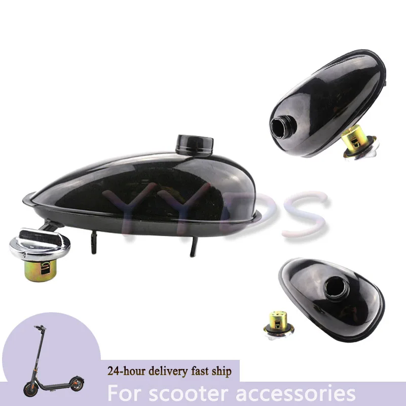 2L 3L 4L Black Gas Tank W/ Cap Petcock For 49CC 50CC 80CC 60cc Engine Motorized Bicycle Petrol Tank Fuel Tank Cap