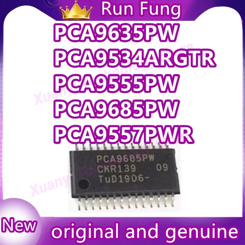 오리지널 IC TSSOP-28, PCA9685PW, PCA9635PW, PCA9534ARGTR, PCA9555PW, PCA9557PWR, 100% 개