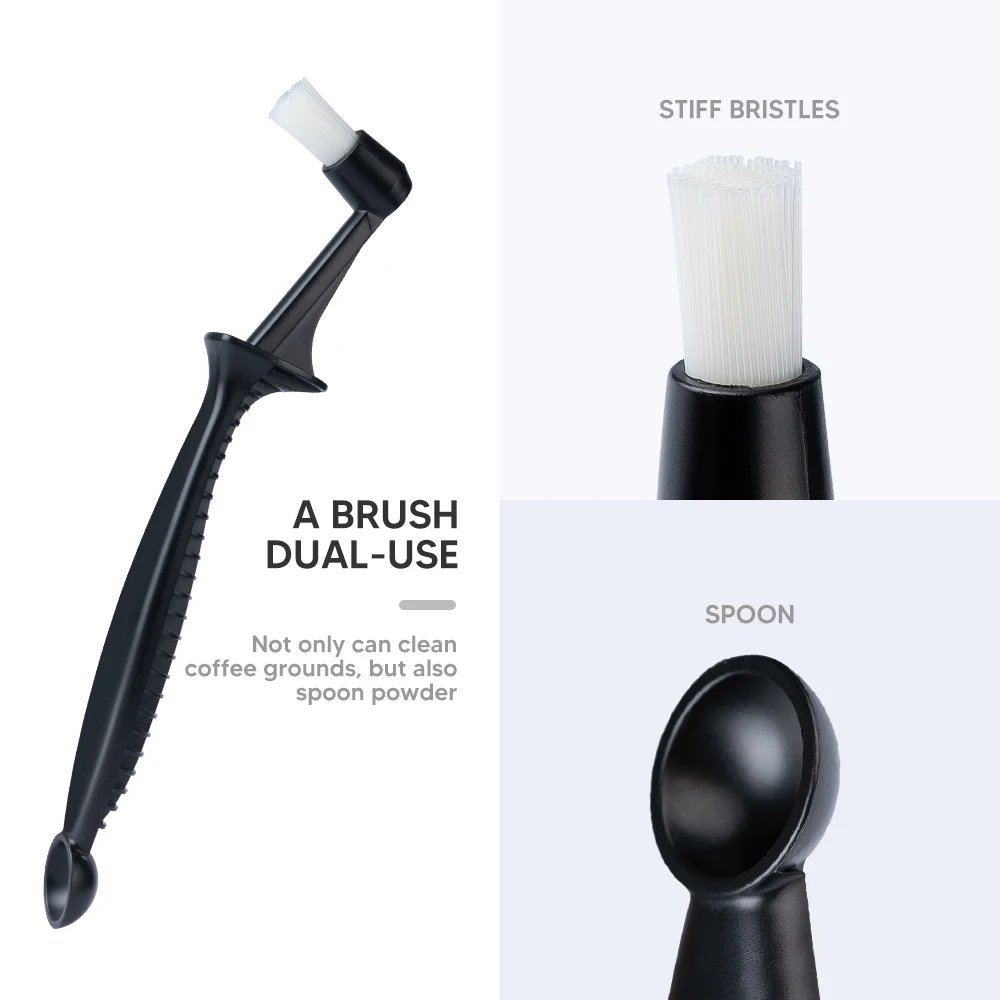 icafilas Coffee Brush for Delonghi Coffee Grinder Brush Cleaning Brush Espresso Brush Accessories For Bean Grain Coffee Tool