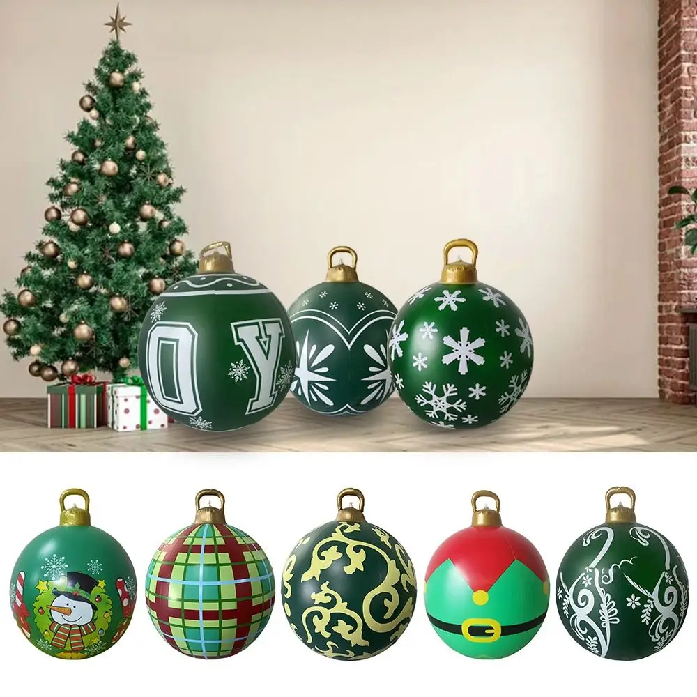 Giant 60cm Gardens Balloon Decoration With Handle Christmas Inflatable Balloon Giant Toy Christmas Decorations Festival