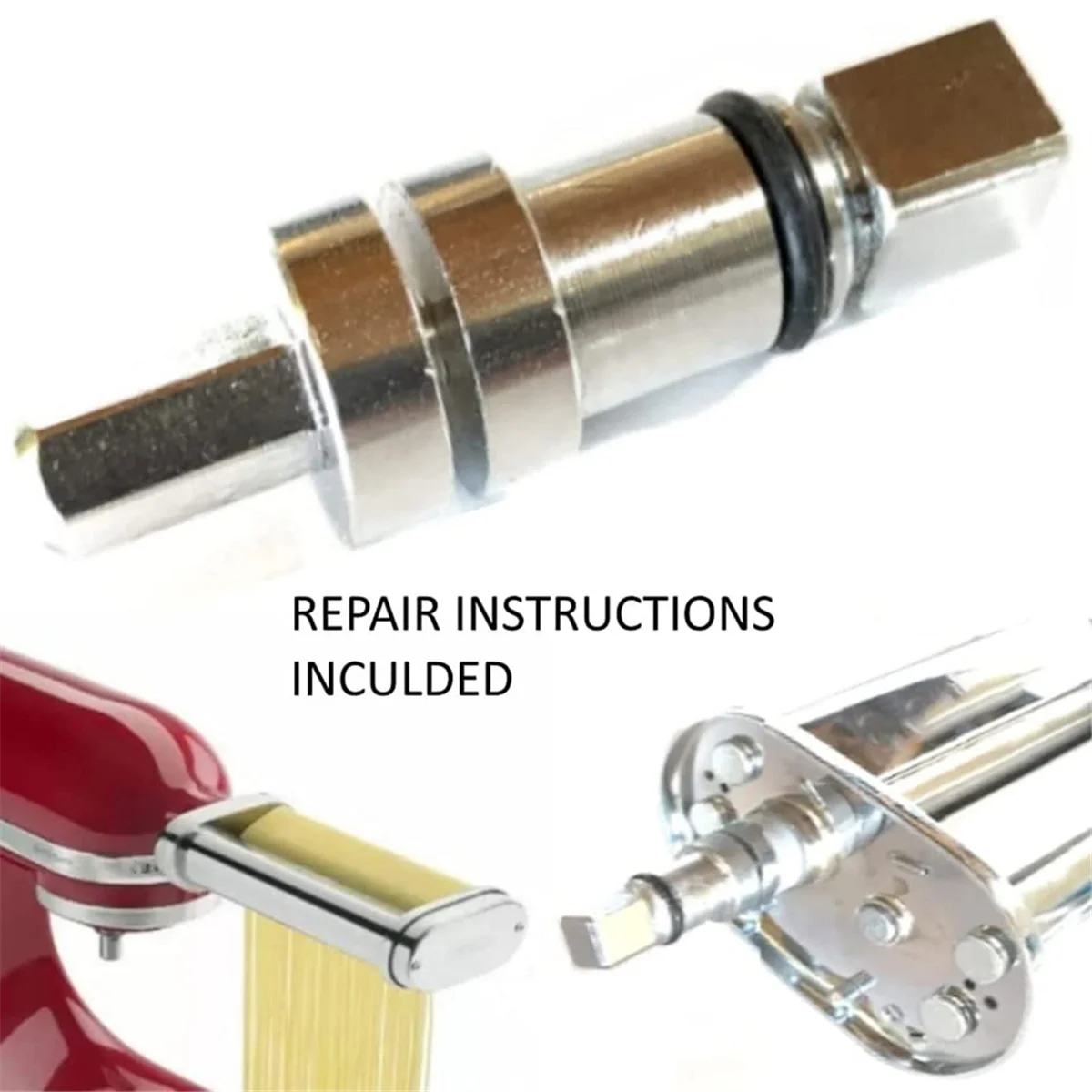 ホットパスタアタッチメントシャーシャフトカップリング KSMPSA 5KSMPRA 5KSMPSA 修理ロールフェットチーネカッターと互換性あり