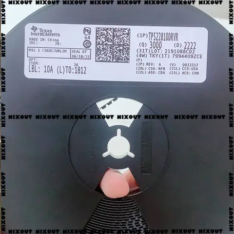 100PCS/LOT/LOT TPS22810DRVR TPS22810DRV TPS22810DRVT 1CRH WSON6 100% brand new original