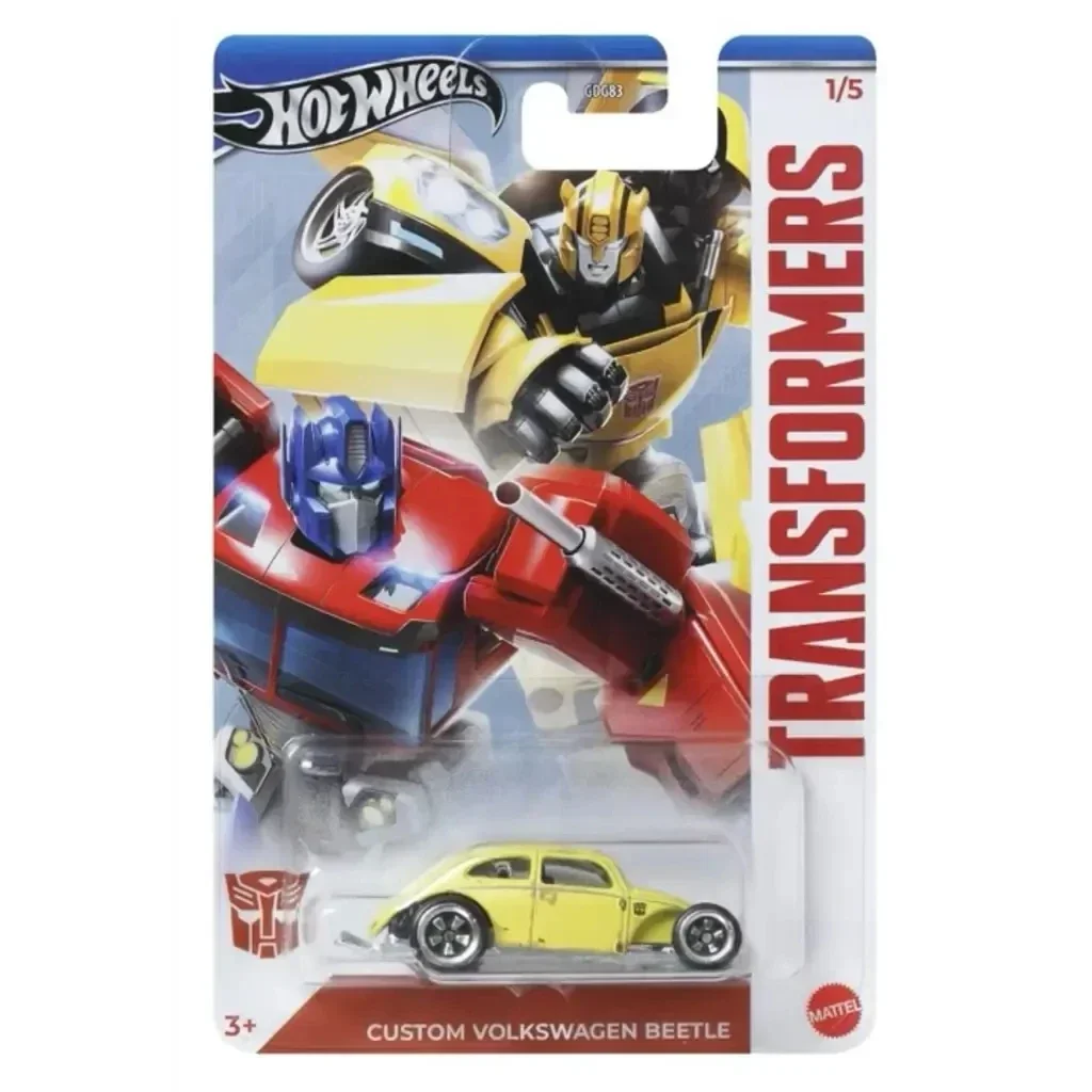5 Pack Original Hot Wheels 1/64 Transformer Ford Mustang Minature Car Model Car Diecasts Toy Vehicle Hotwheels Coche GDG83