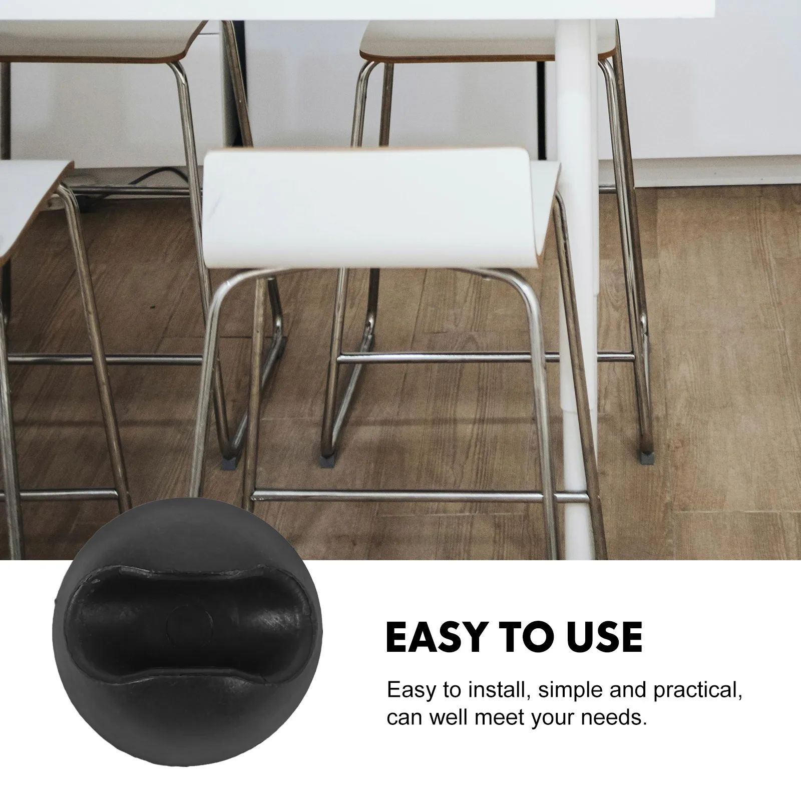 

1Set Furniture Leg Pads Anti-Sliding Chair Feet Protectors Durable Rubber Metal Furniture Foot Pads Sofa Couch Floor Protectors