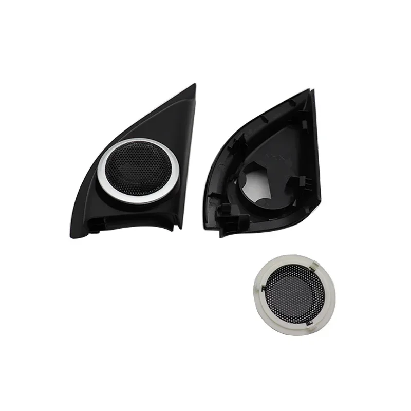 Afbeelding 5: Auto tweeter inbouw luidsprekerboxen bevestigingen audio deur hoek rubber met zilveren ring voor Honda HR-V Vezel 2013 2014 2015 2016 -2020