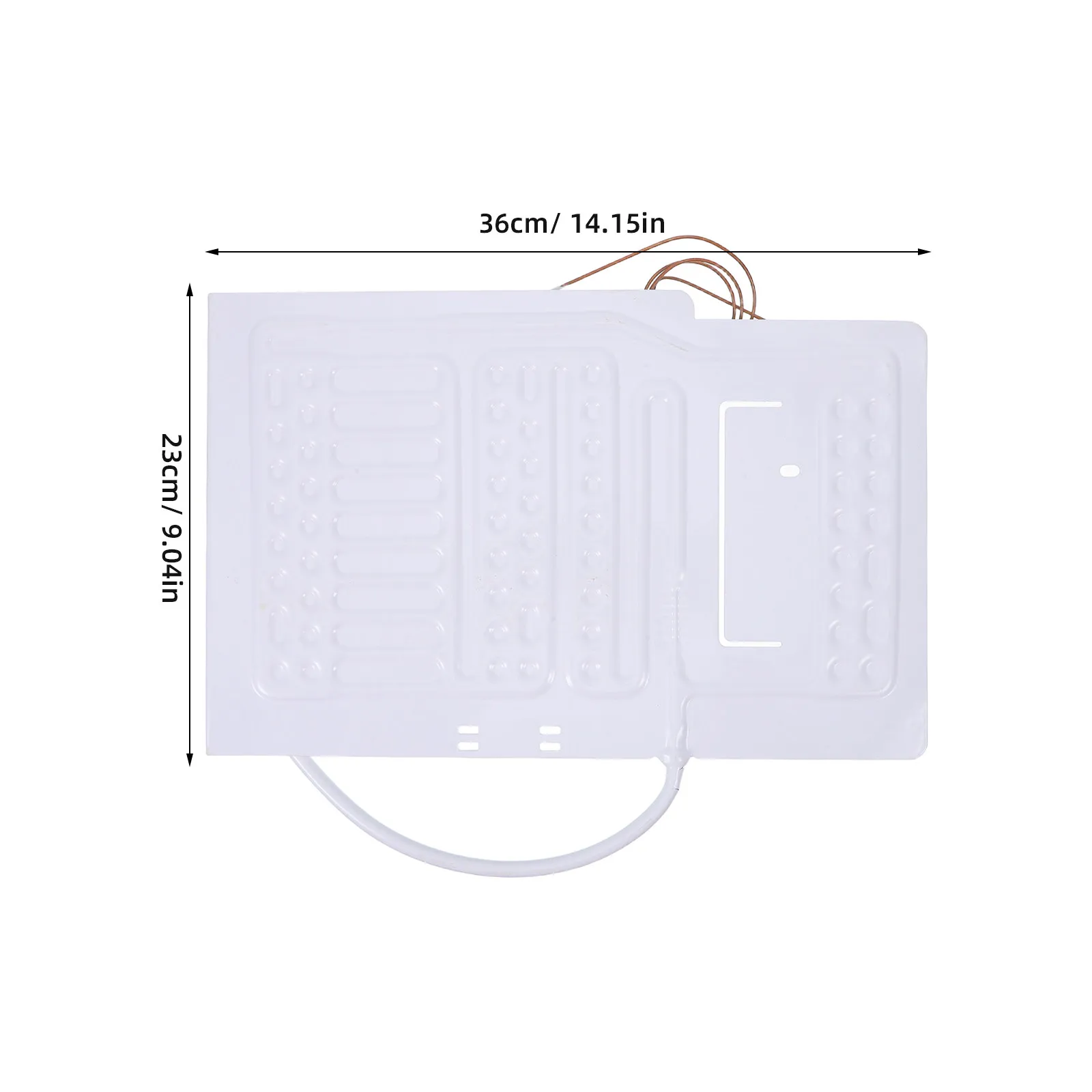 Refrigerator Evaporator Plate Replacement 35x23cm Aluminum Flat Cool Plate Efficient Cooling Performance for Home Commercial