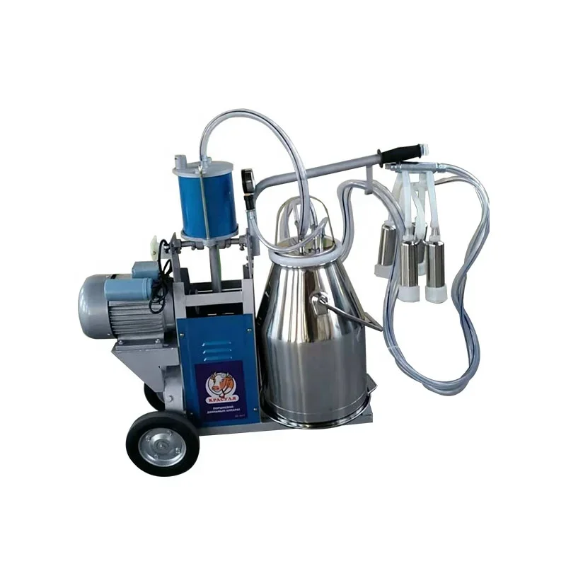 

304 Stainless Steel Bucket Milking Machine for Cows Electric Milking Machine Milker for Farm Cows Goats Sheep