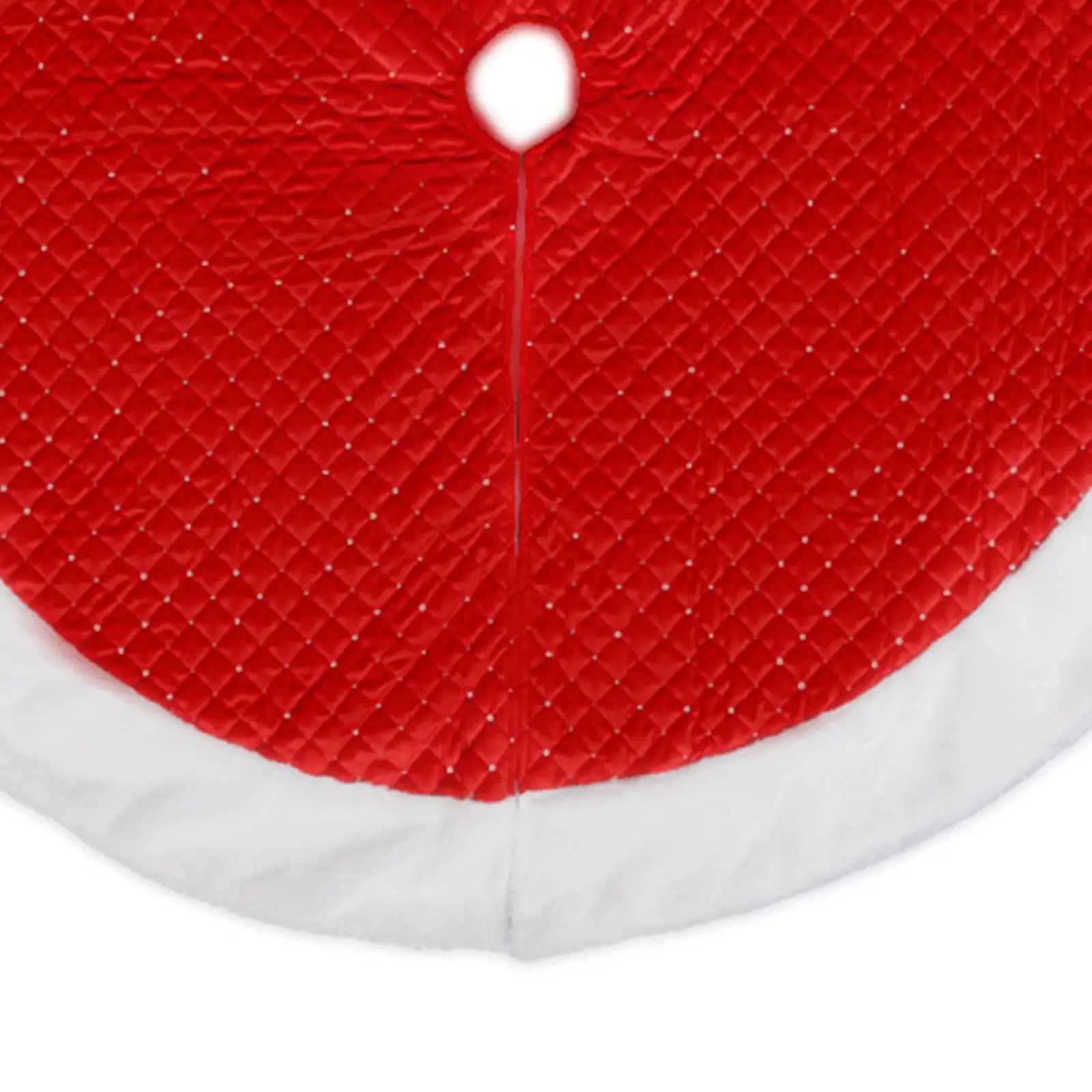 Tree Skirt Lightweight 120cm Christmas Base Cover Mat Polyester Room Decoration for Home Winter Holiday Indoor Festival Use