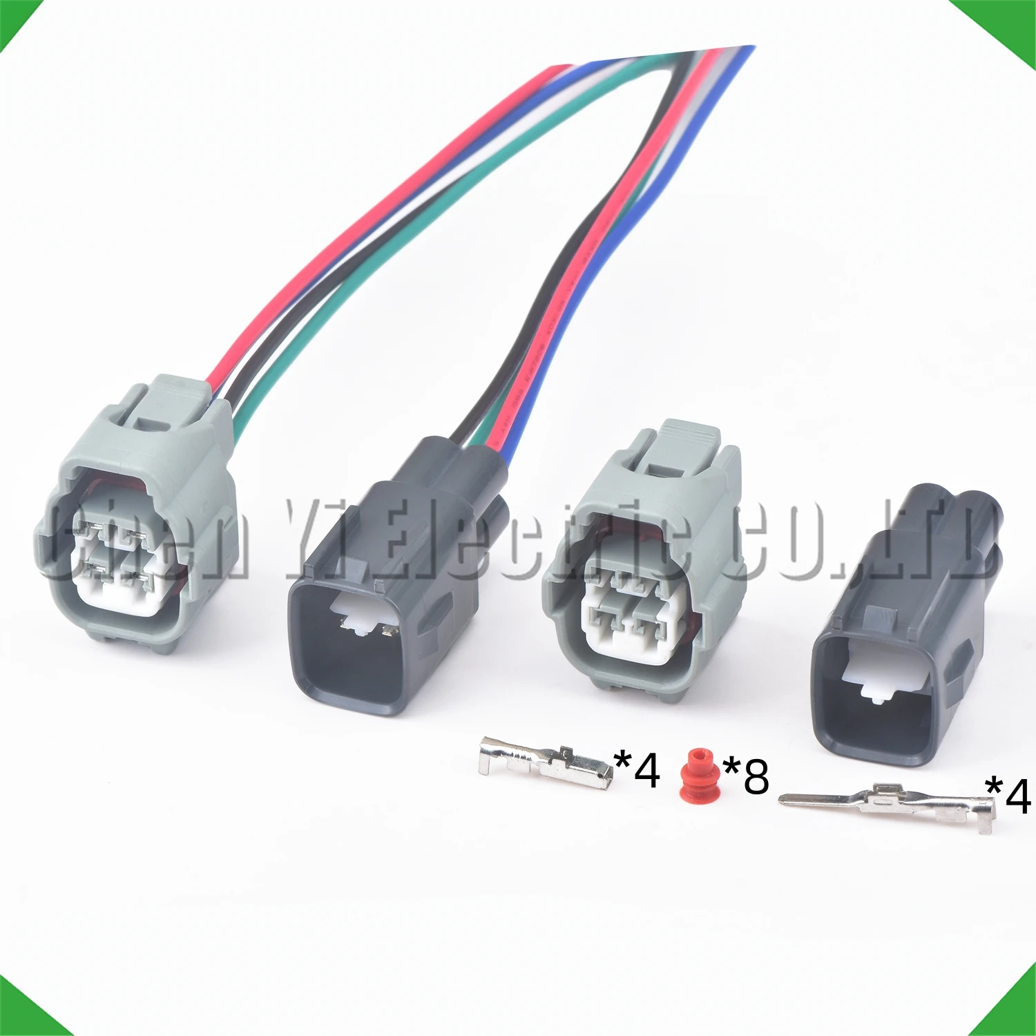 4 Pin Automotive waterproof connector oxygen sensor plug Harness plug with pigtail 7283-7040-10 7282-7040-10 For K2 K5 ix35
