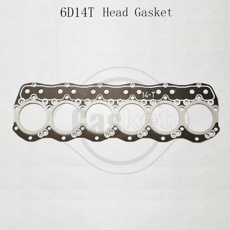 6D14T 6D14-2AT 6D14-3AT 6D15 6D15T 6D15-2AT  6D16 6D16T 6D17 6D20 Head Gasket FOR Mitsubishi Diesel Cylinder Engine Repair Part