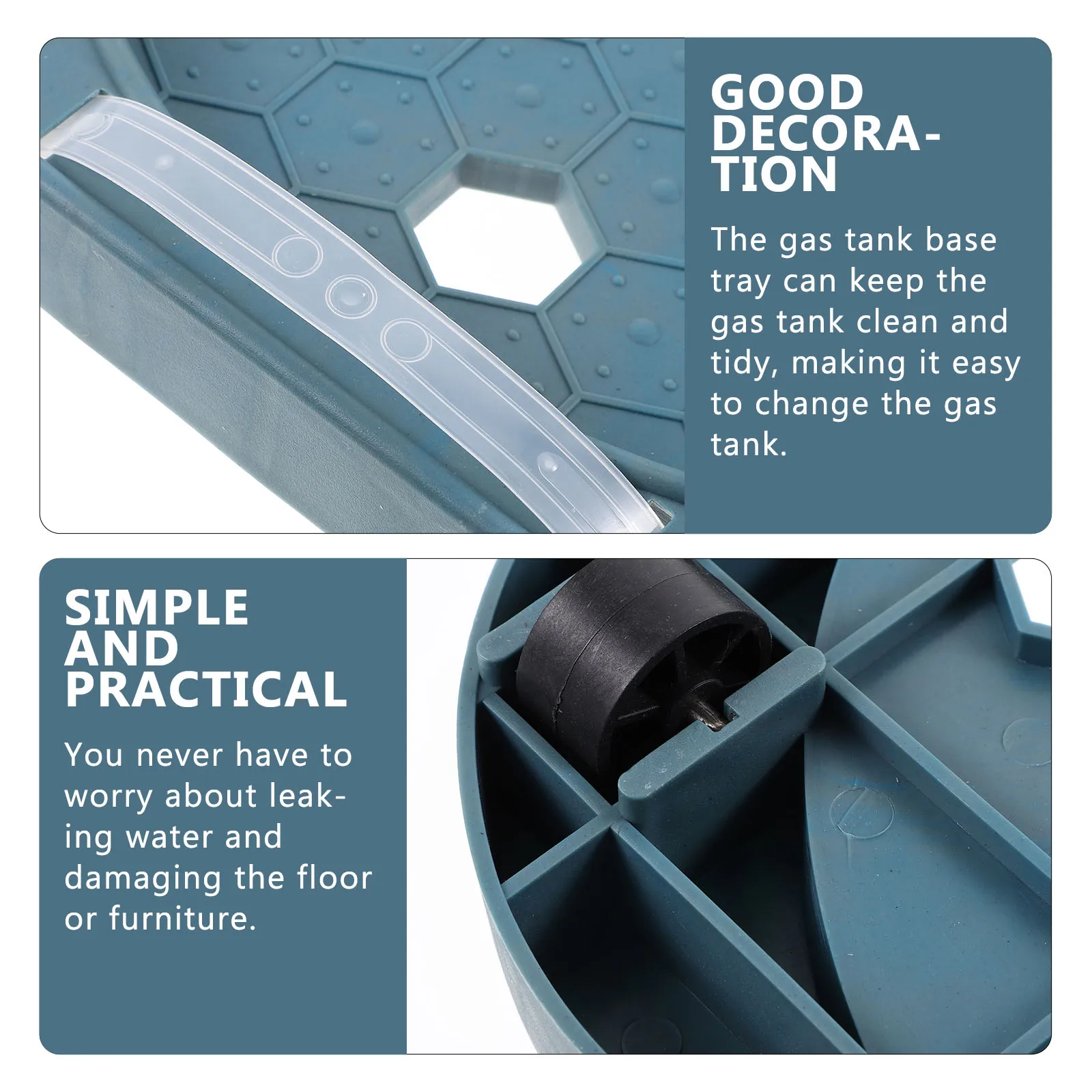 

Gas Tank Bracket Base for Storage of Propane Grill Stand Holder Cylinder Basket Grey Movable Mover Travel