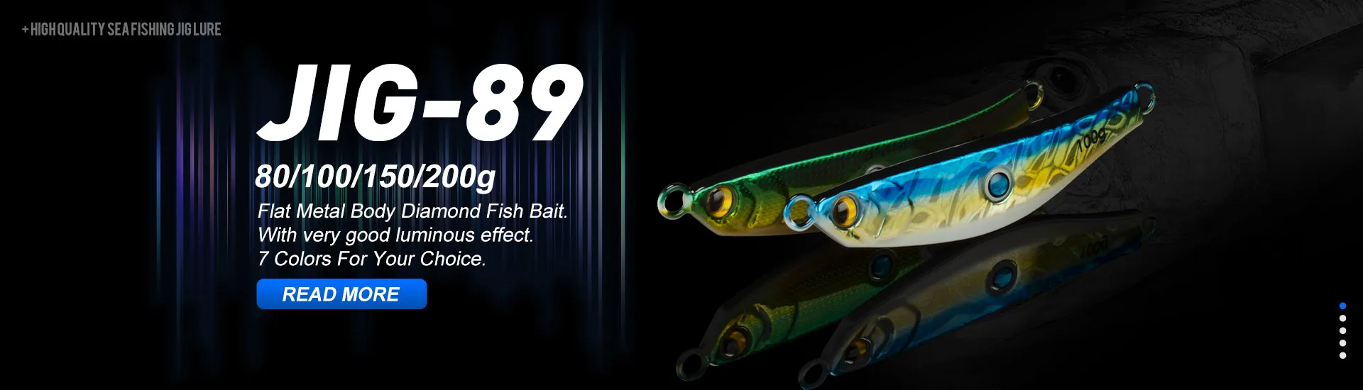 TEASER J114 60g 80g 130g 150g Metall Jig Köder Flache Form Salzwasser Langsam Sinkende Trolling Köder UV leuchtende Angeln Jigging Köder – Detail 12