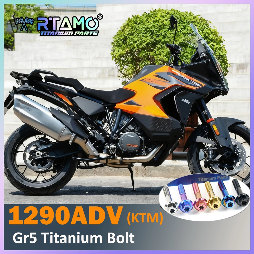 RTAMO Titanium Bolt Nut Washer Full Set Screw for KTM 1290 SUPER ADVENTURE Motorcycle Modified