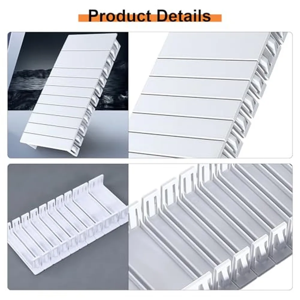 50PCS Plastic Electrical Panel Slot Covers Modular Hole Blanks For Legrand Hager Fuse Box Distribution Board Shields