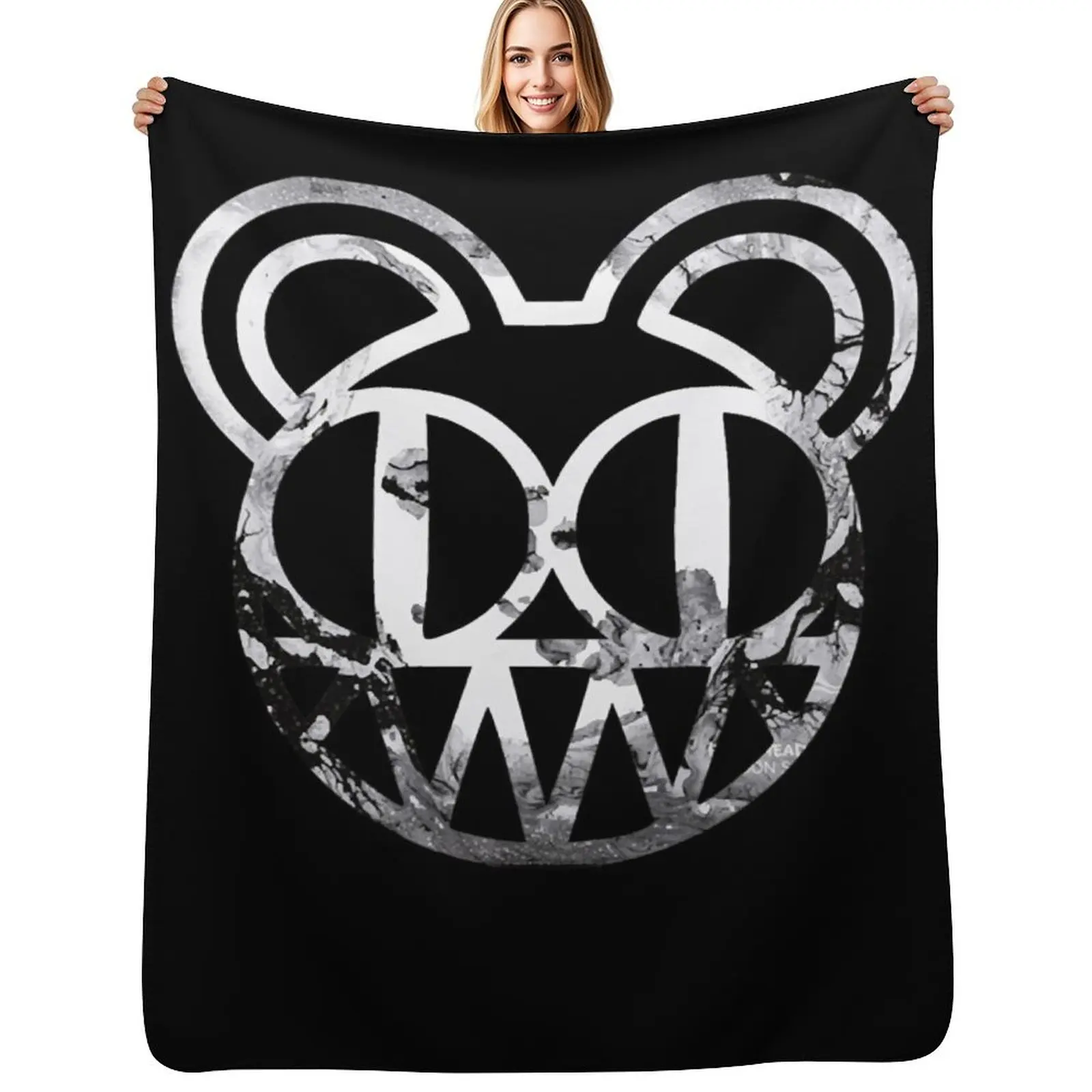 

RADIOHEADs music logo band Throw Blanket Camping Soft Big Decorative Sofa Soft Blankets