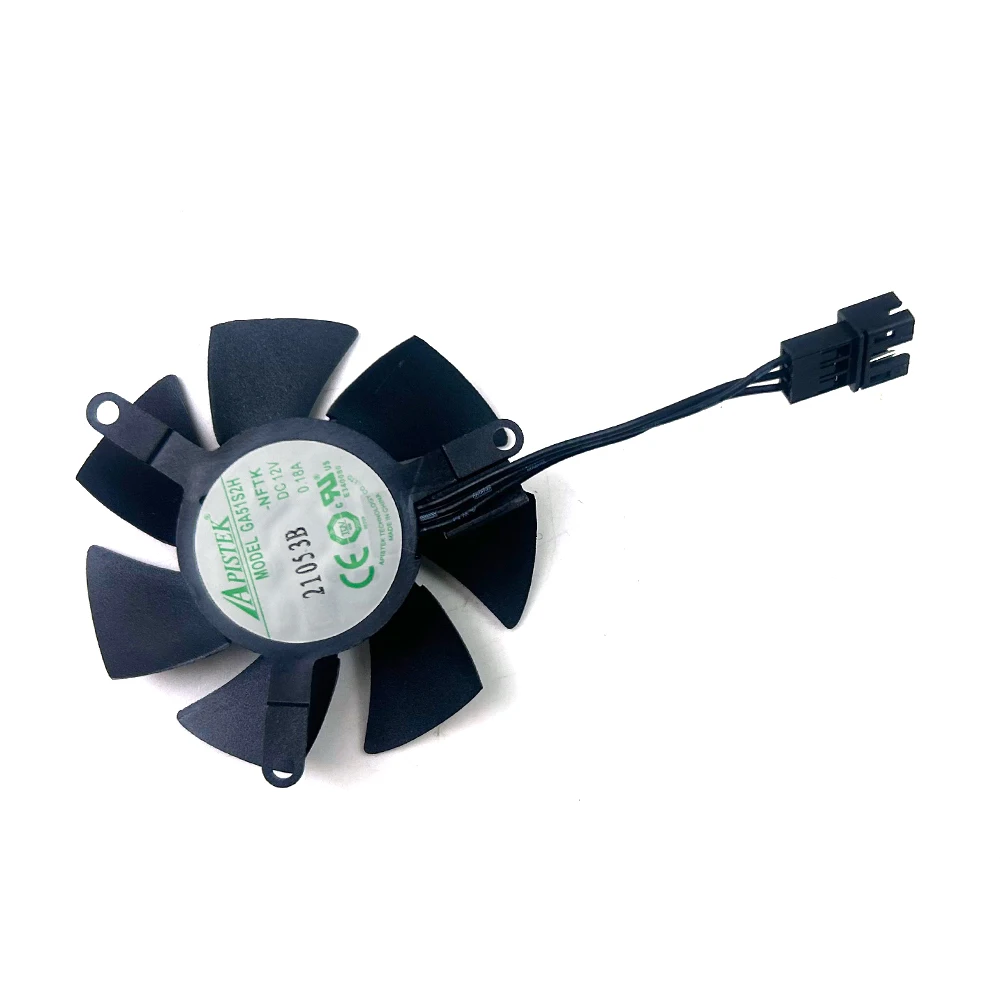 Original Cooling Fan 46mm 3pin GA51S2H 0.18A AMD RX6400  GPU FAN For Gigabyte RX 6400 D6 LOW PROFILE RTX 3050 OC  Low Profile