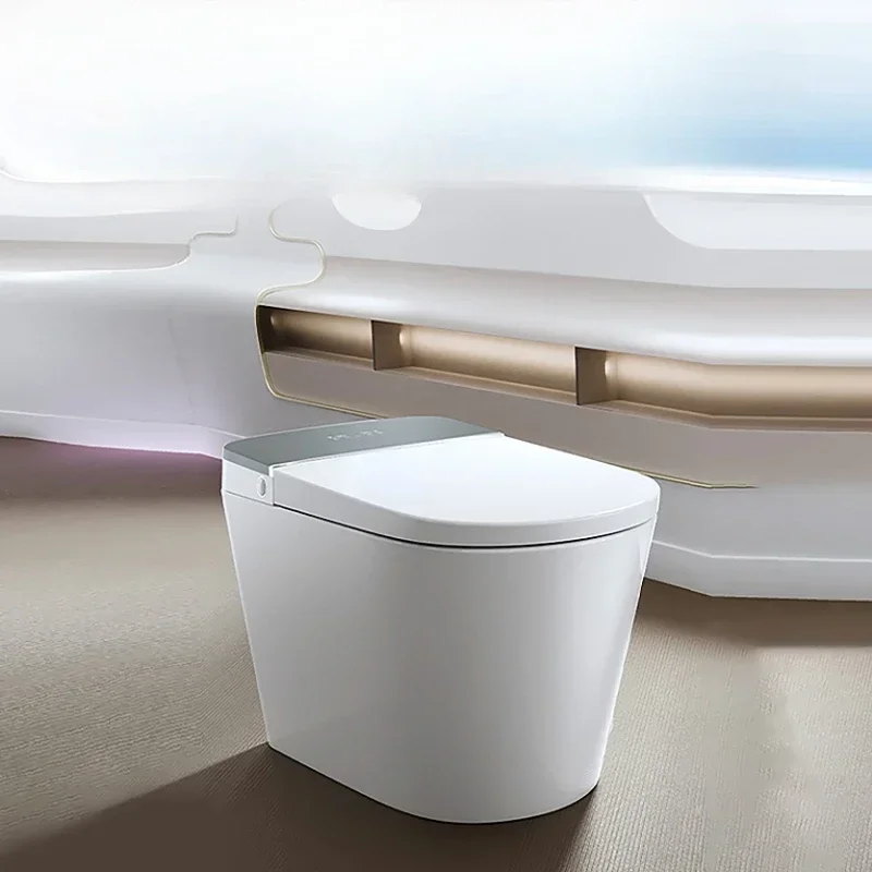 Multifunctional automatic smart toilet, ceramic integrated sunken water tank S-grade ceramic toilet