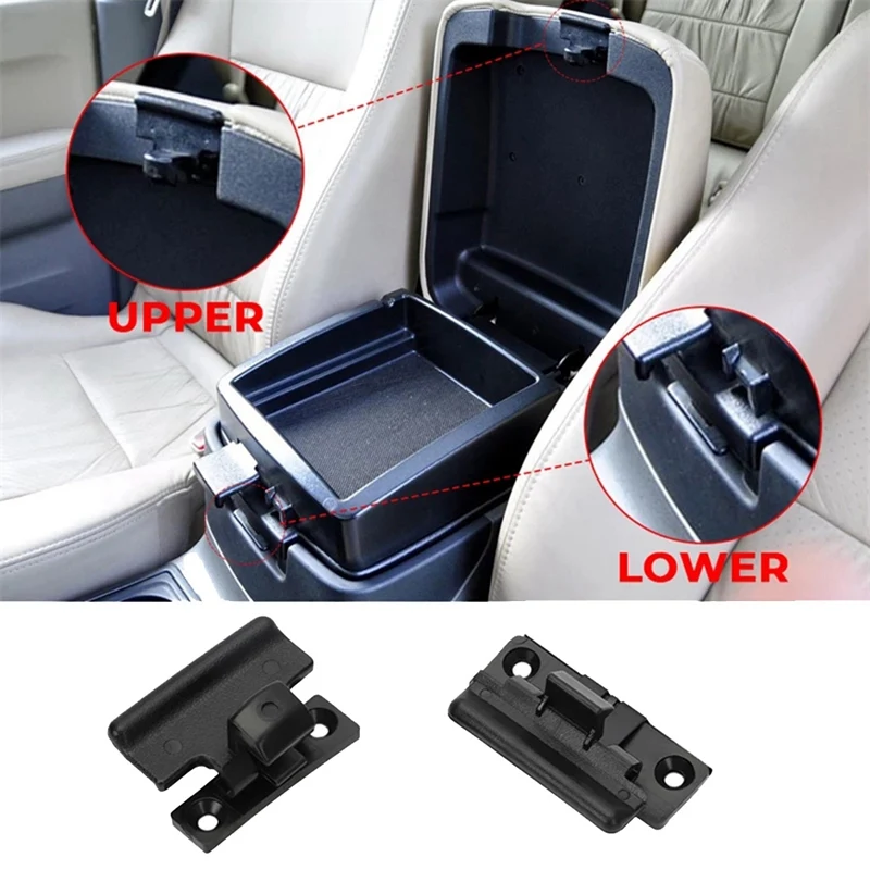 Upper & Lower Armrest Box Lock Cover Console Container Switch Snaps for Mitsubishi Pajero V73 V75 V77 V93 V97