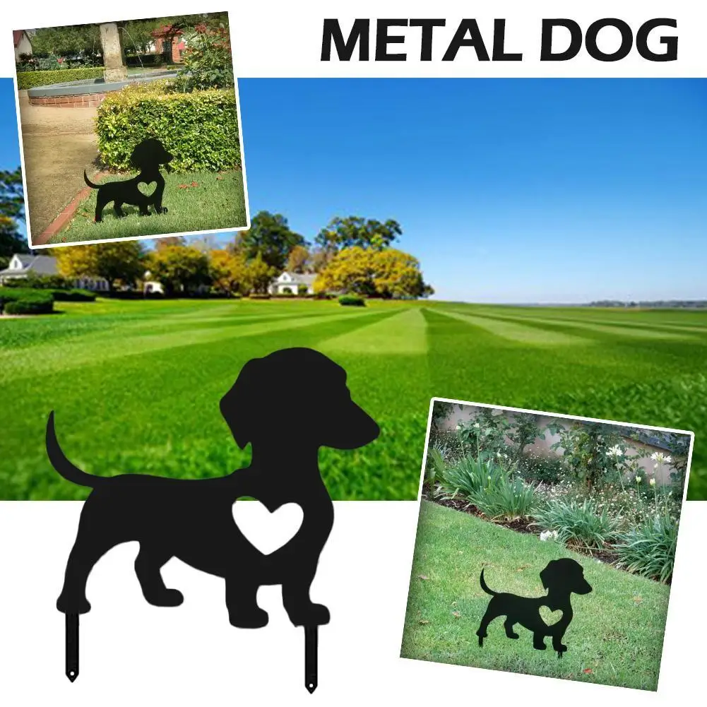 

1 Pcs Wrought Iron Modern Dog Sculpture Abstract Dog Ornament Art Handicraft Statue Simple Home Figurine Decoration Crafts R8T0