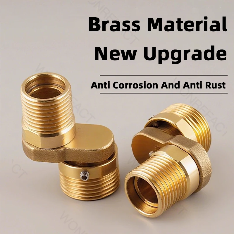 Angled Curved Foot Angle Adjustment 360° Rotatable Eccentric Screw Corner Wall Mounted Shower Faucet Adapter