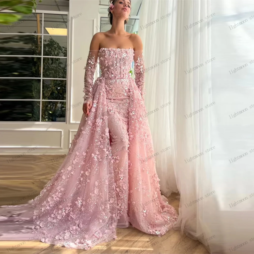 

Exquisite Evening Dress Gorgeous Prom Dress Lace Appliques Off The Shoulder Robes For Formal Party Vestidos De Gala Customized