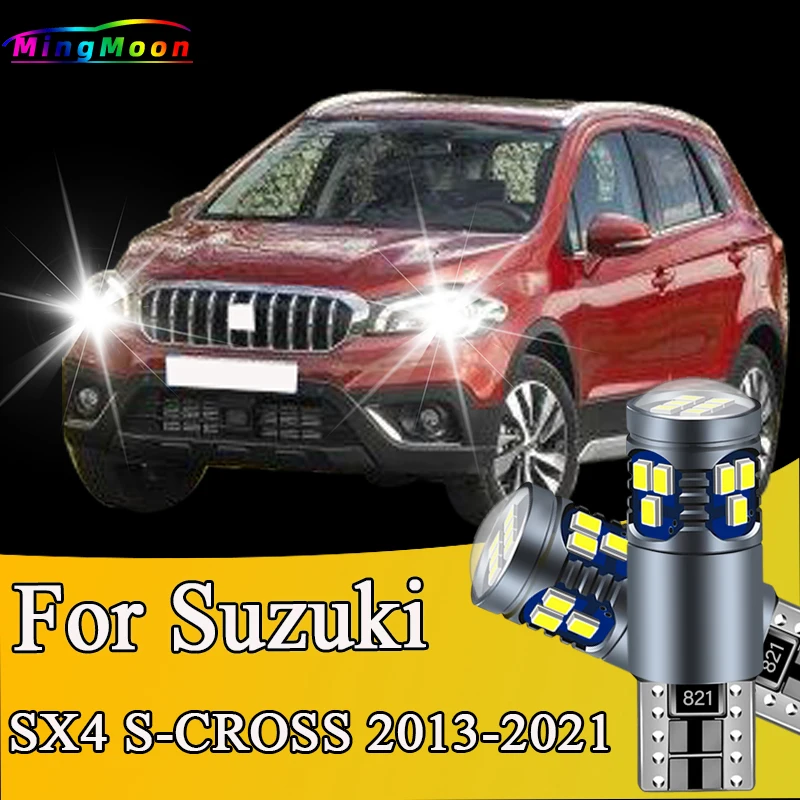 2 sztuki żarówek LED T10 lampa parkingowa oświetlenie wnętrza prześwitu dla Suzuki SX4 S-CROSS 2013 2014 2015 2016 2017 2018 2019 2020 2021