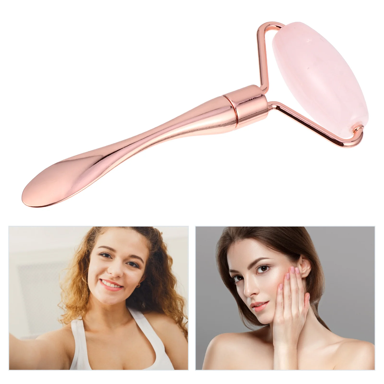 1pcs Jade Facial Roller For Anti-Aging Skin Tightening Puffiness Reduction Cool Stone Face Massager Tool Wrinkle Firming