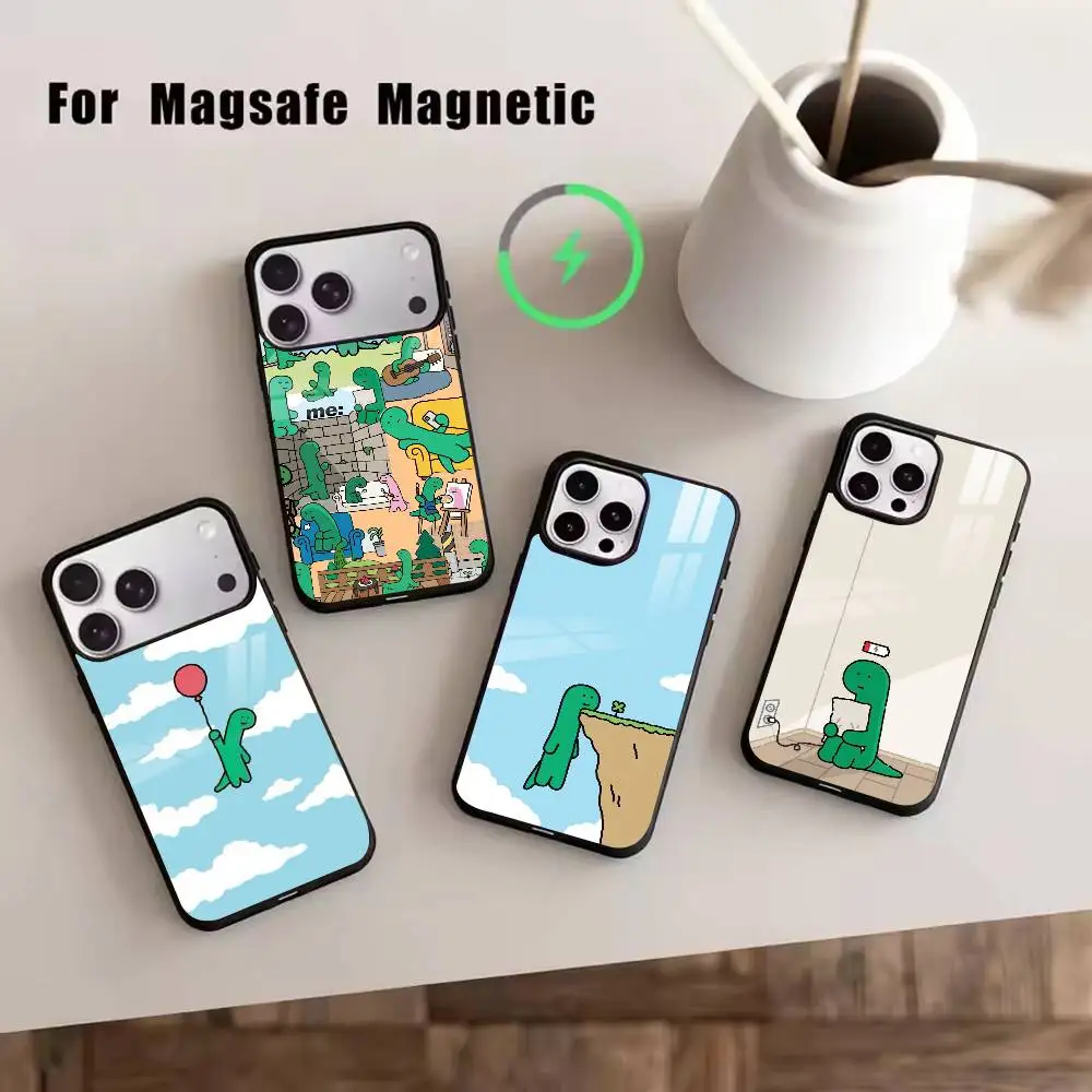 

C-Cute Jo-gu-man Dinosaurs Phone Case For iPhone17,16,15,14,13,12,11 Plus,Pro Magnetic For Magsafe Wireless Charging