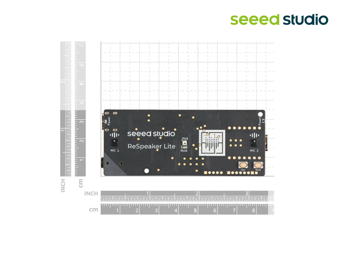 

ReSpeaker Lite 2-Mic Array Voice Kit Compatible with ESPHome Compatible With XIAO ESP32S3 (Sense) Raspberry Pi Seeed