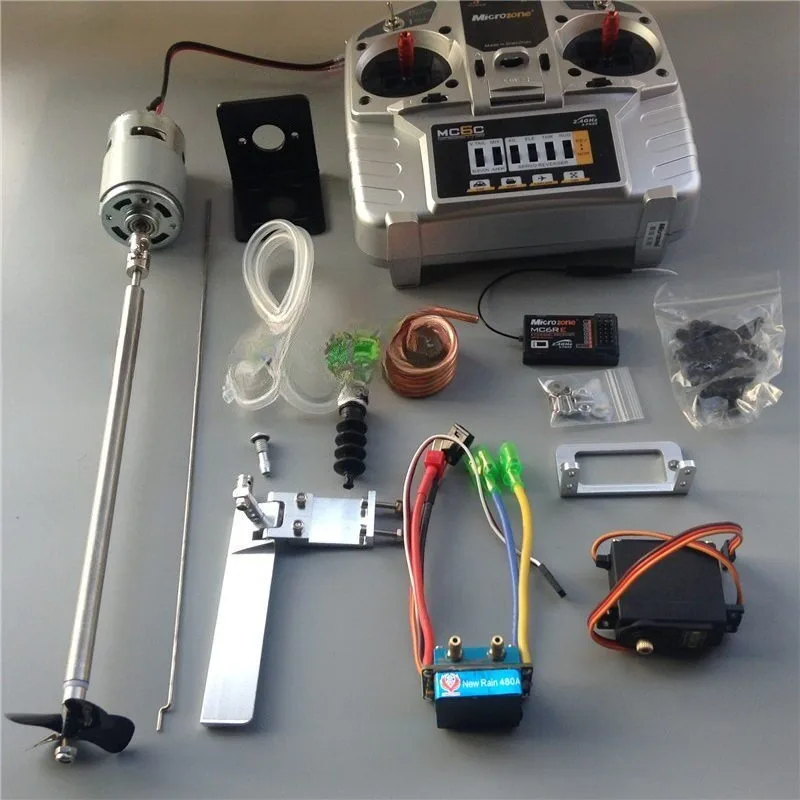 Remote Control Boat Full Set  Nest Dragnet MC6C Remote Control 500m 775 Motor 480A ESC