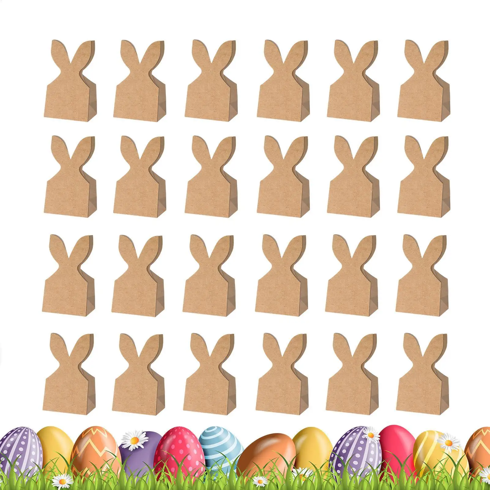 

Пасхальные пакеты для детей, 24 штуки, многоразовые, милые, весенние, многоразовые пасхальные пакеты, праздничные принадлежности для детей, подарки на день рождения, праздничные сувениры