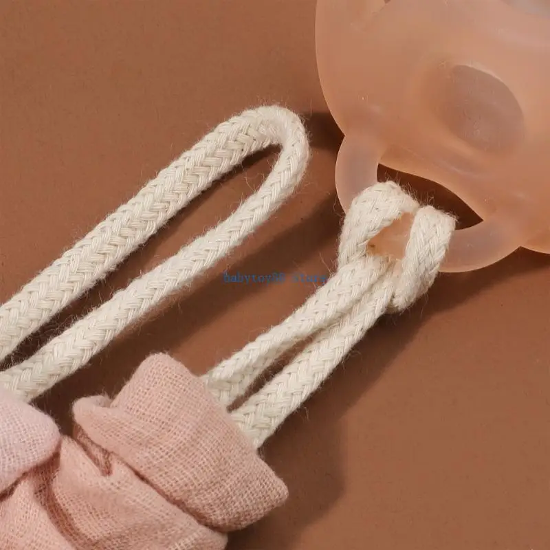 

Y4UD 25cm Long Infants Soothing Toy Lanyard Rope Anti Fall Strap Belt Shower Present